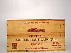 Ch. Moulin Haut Laroque 1985 0,75l, Fronsac (Bordeaux, Frankreich)