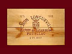 Ch.Pichon Comtesse Lalande 1989 0,375l, Pauillac 2ème Cru Classé (Bordeaux, Frankreich)