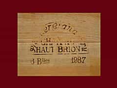 Ch. Haut-Brion 1987 0,75l Graves 1er Cru Classé (Bordeaux, Frankreich)
