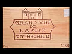Ch. Lafite Rothschild 1988 0,75l, Pauillac 1er Cru Classé (Bordeaux, Frankreich)