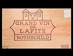 Ch. Lafite Rothschild 1988 0,75l, Pauillac 1er Cru Classé (Bordeaux, Frankreich)
