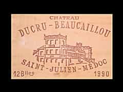 Ch. Ducru-Beaucaillou 1990 0,75l, St.-Julien 2ème Cru Classé (Bordeaux, Frankreich)