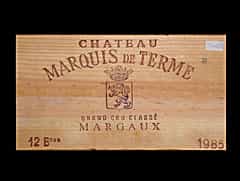 Ch. Marquis de Terme 1985 0,75l, Margaux 4ème Cru Classé (Bordeaux, Frankreich)