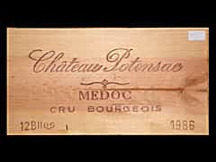Ch. Potensac 1986 0,75l Médoc Cru Grand Bourgeois (Bordeaux, Frankreich)