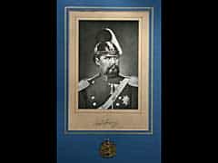 Gerahmte Fotografie König Ludwigs II. von Bayern
