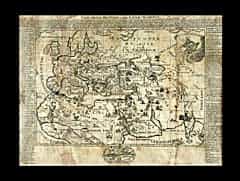Barocke Landkarte von Europa und Nahem Osten