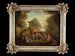 Französischer Maler des 18. Jhdts. in Art des Watteau de Lille