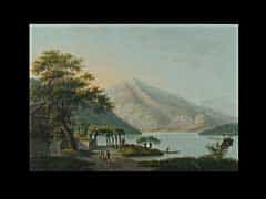 Schweizer Landschaftsmaler in Art von Johann Bleuler