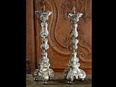 Paar barocke Kerzenleuchter