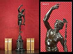 Bronzefigur des Handelsgottes Hermes