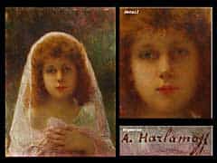 Alexej Harlamoff (Charmaloff) 1842/49 - 1915/22 Russischer Maler 