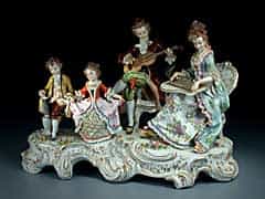 Große Porzellan-Figurengruppe
