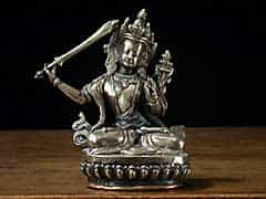 Bronzefigur eines tantrischen Bodhisattvas