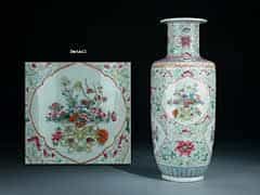 Chinesische Vase - Famille-Rose
