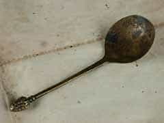 Bronze-Löffel des 17. Jhdts.