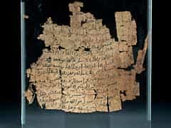 Islamischer Koran-Papyrus
