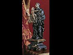Kleine Schnitzfigur des Hl. Antonius von Padua