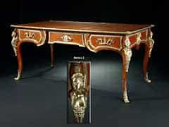 Elegantes großes Bureau-Plat im Louis XV-Stil
