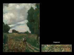 Henri-Joseph Harpignies 1819 Valenciennes - 1916 St. Prive’Yonne bedeutender Maler im Kreis der Schule von Barbizon