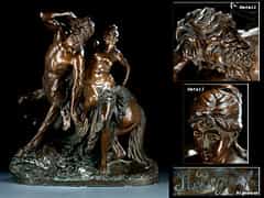 Bronze-Figurengruppe nach Modell von Reinhold Begas (1831 Berlin - 1911)