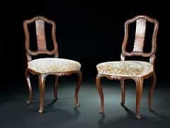 Paar Rokoko-Stühle