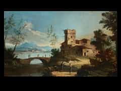 Apollonio Domenichini Italienischer Maler in der Nachfolge von Marieschi und Canaletto