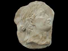 Marmorreliefbildnis eines römischen Imperators