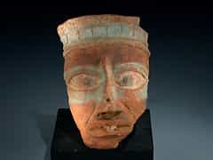 Kopffragment eines Maya-Kriegers