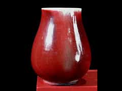 Chinesische Ochsenblut-Vase