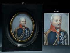 Miniaturporträt des Generals Blücher