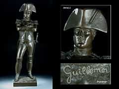 Große Bronzestandfigur Napoleon