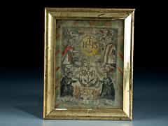 Heiligenbild auf Pergament