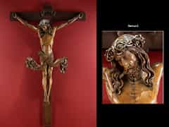 Großes Holzkreuz mit Corpus Christi nach Tilman Riemenschneider