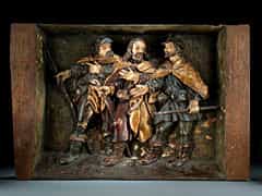 Darstellung von Jesus mit den zwei Pilgern