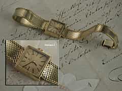 Goldene Damen-Armbanduhr