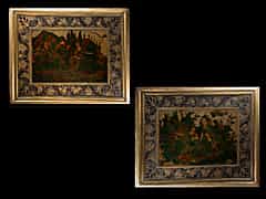 Paar italienische Wandpaneele des 17./18. Jahrhunderts