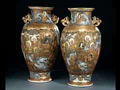 Paar japanische Vasen