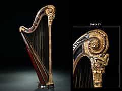 Seltene Louis XVI-Harfe