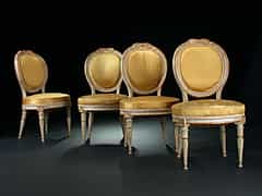 Vier Louis XVI-Stühle