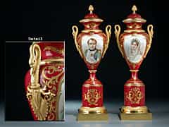 Paar Sèvres Vasen
