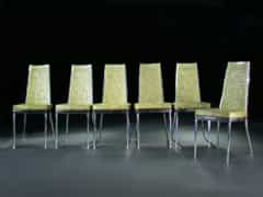  Sechs amerikanische Stühle der 60er Jahre