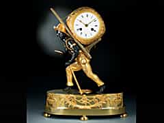 Figurenuhr “Le Portfaix“ aus der Uhrenfolge “Bon nègre“