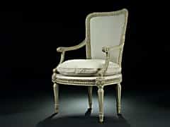 Qualitätvoller französischer Louis XVI-Armlehnstuhl