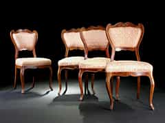  Vier Louis XVI-Stil Stühle