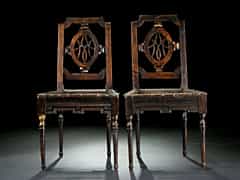  Paar Louis XVI-Stühle