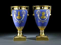  Paar unterschiedliche Empire-Vasen der Kaiserzeit, Paris um 1800