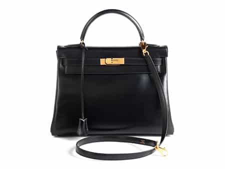 Hermès Kelly Bag 32 cm „Black Box“