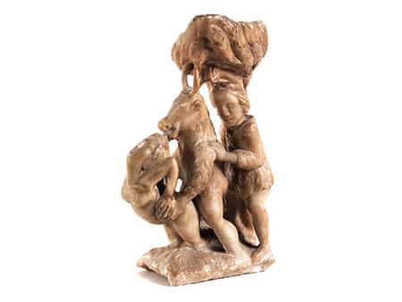 Alabasterfigurengruppe im süditalienischen Stil der Protorenaissance