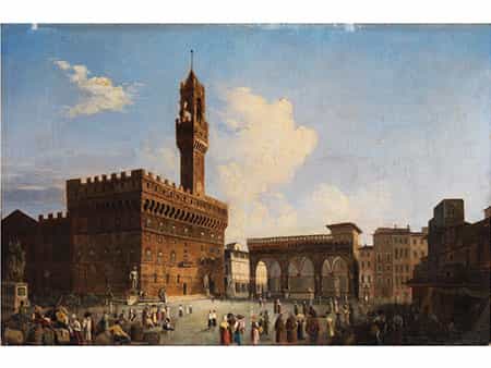 Ippolito Caffi, 1809 Belluno - 1866 Lissa, zug.