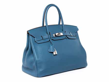 † Hermès Birkin Bag 35 cm „Mykonos“